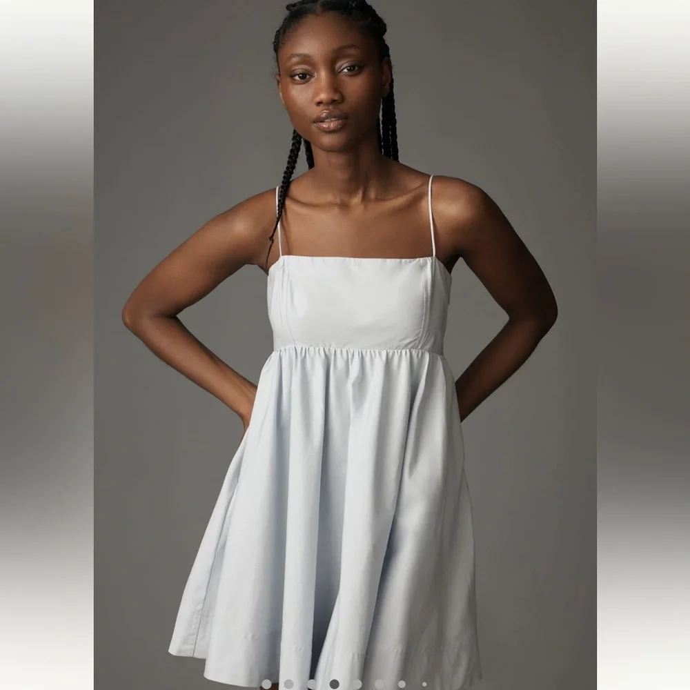 Anthropologie Maeve Square Neck Babydoll Dress - Picture 4 of 7